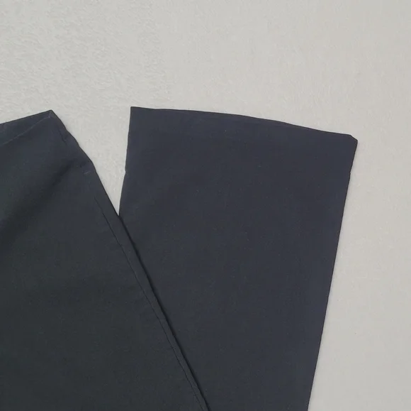 Goth Rare Vintage 90s Speechless Black Low Waisted Wide Belt Loop Wide Leg Pants - Picture 7 of 11